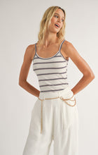 Load image into Gallery viewer, Sailor Knit Top - Navy white
