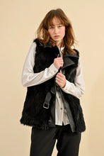 Load image into Gallery viewer, Faux Fur Vest - Black
