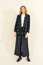 Load image into Gallery viewer, Checkered Coat - Blue
