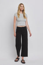 Load image into Gallery viewer, Cropped Wide Leg - Black
