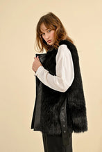 Load image into Gallery viewer, Faux Fur Vest - Black
