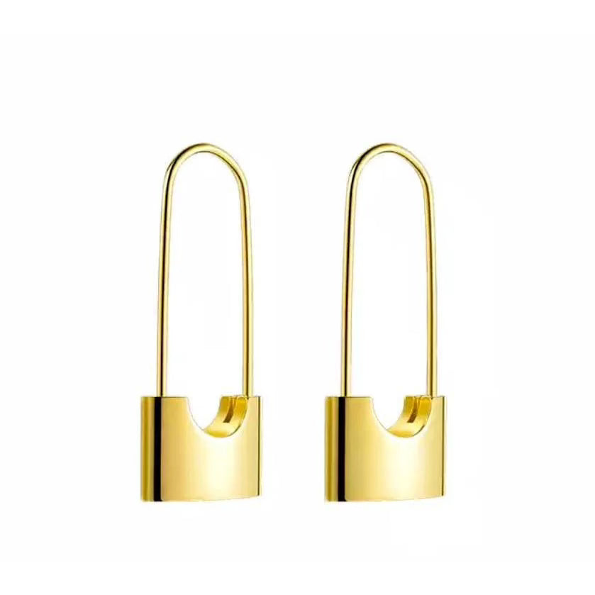 Lock Earring - gold