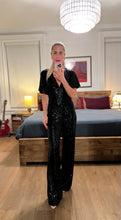 Load image into Gallery viewer, Sequin Jumpsuit - Black
